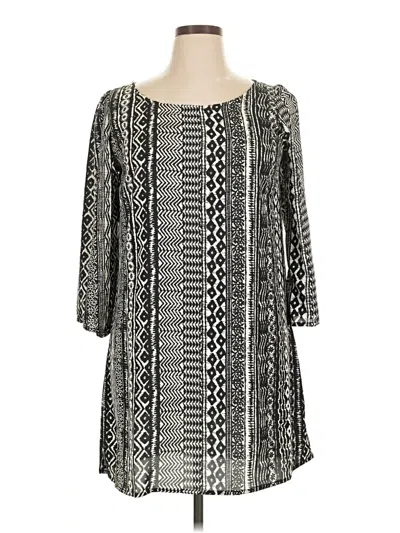 Pre-owned Assorted Brands Casual Dress In Gray