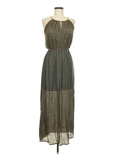Pre-owned Assorted Brands Casual Dress In Gray
