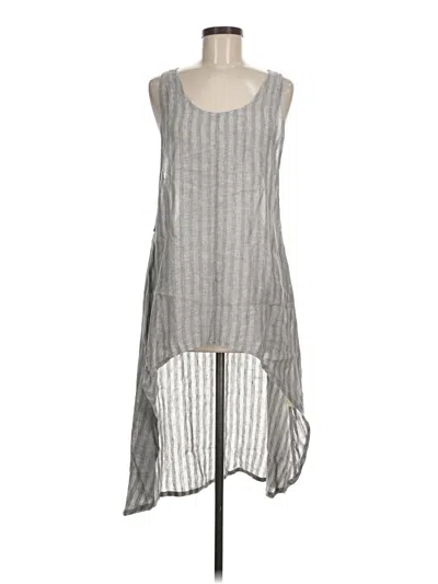 Pre-owned Assorted Brands Casual Dress In Gray