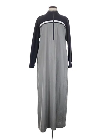 Pre-owned Assorted Brands Casual Dress In Gray