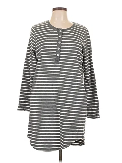 Pre-owned Assorted Brands Casual Dress In Gray
