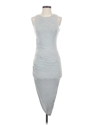 Pre-owned Assorted Brands Casual Dress In Gray