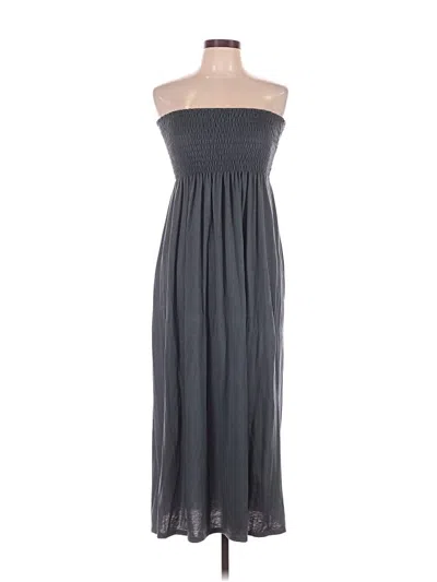 Pre-owned Assorted Brands Casual Dress In Gray