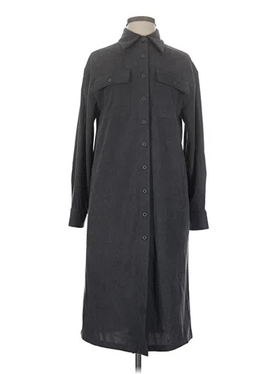 Pre-owned Assorted Brands Casual Dress In Gray