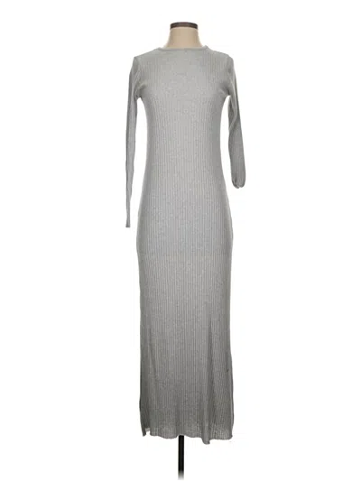 Pre-owned Assorted Brands Casual Dress In Gray