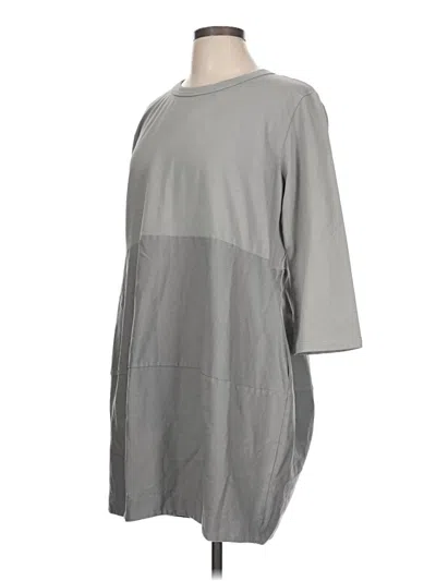 Pre-owned Assorted Brands Casual Dress In Gray
