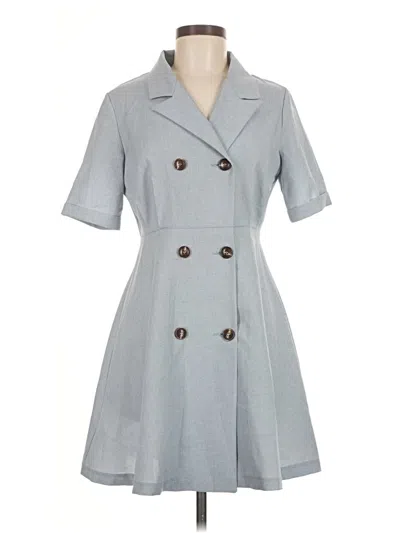 Pre-owned Assorted Brands Casual Dress In Gray