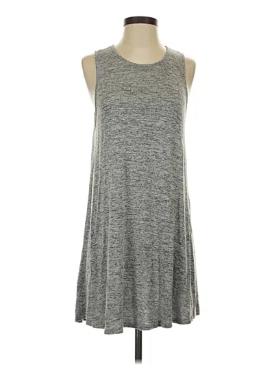 Pre-owned Assorted Brands Casual Dress In Gray