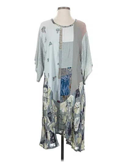 Pre-owned Assorted Brands Casual Dress In Gray