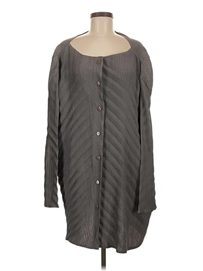 Pre-owned Assorted Brands Casual Dress In Gray