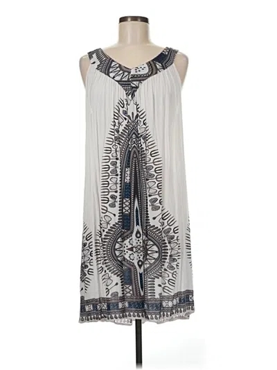 Pre-owned Assorted Brands Casual Dress In Gray