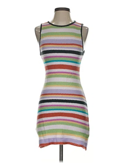 Pre-owned Assorted Brands Casual Dress In Gray