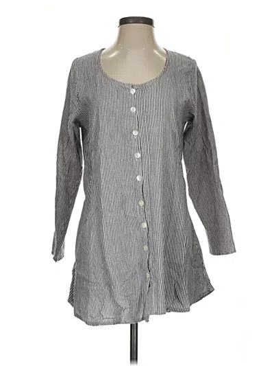 Pre-owned Assorted Brands Casual Dress In Gray