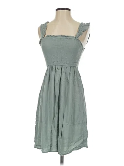 Pre-owned Assorted Brands Casual Dress In Gray