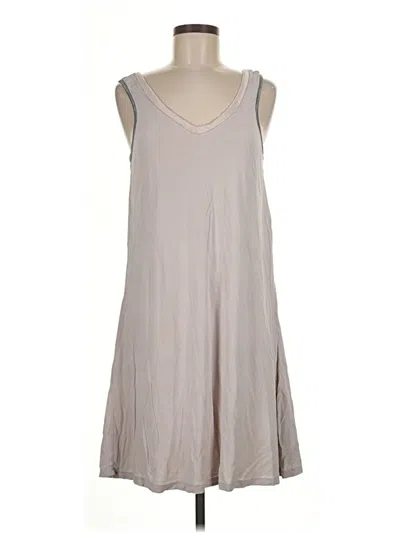 Pre-owned Assorted Brands Casual Dress In Gray