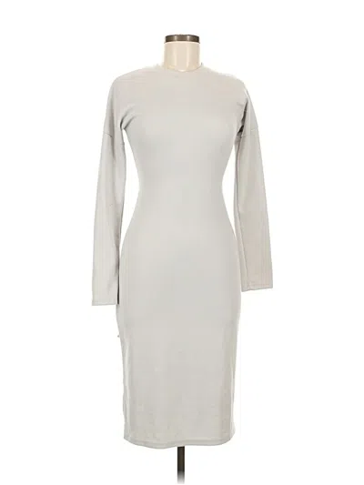 Pre-owned Assorted Brands Casual Dress In Gray