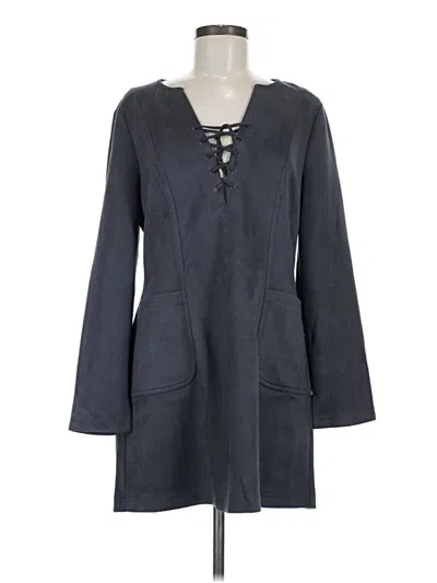 Pre-owned Assorted Brands Casual Dress In Gray