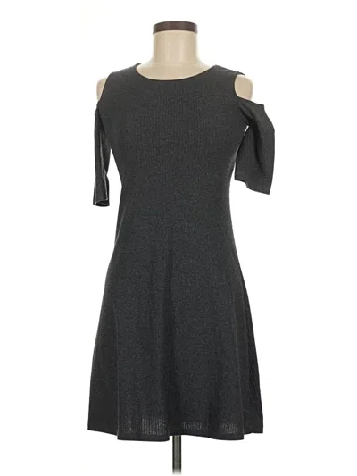 Pre-owned Assorted Brands Casual Dress In Gray