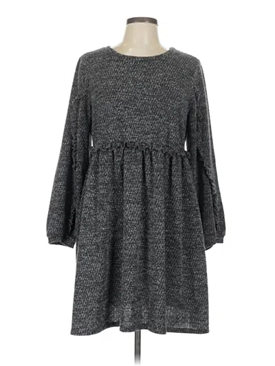 Pre-owned Assorted Brands Casual Dress In Gray