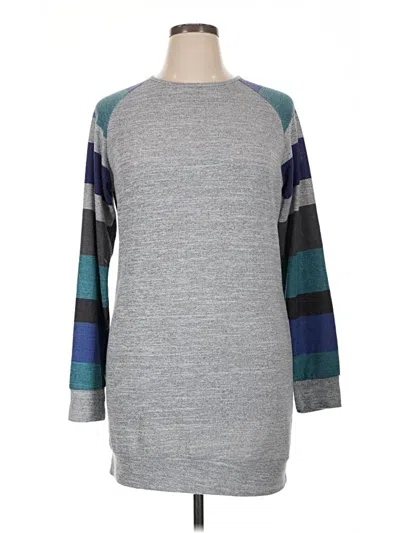 Pre-owned Assorted Brands Casual Dress In Gray