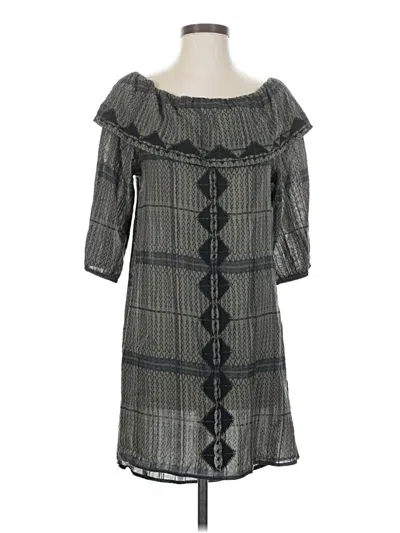Pre-owned Assorted Brands Casual Dress In Gray