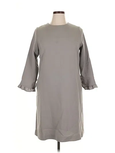 Pre-owned Assorted Brands Casual Dress In Gray