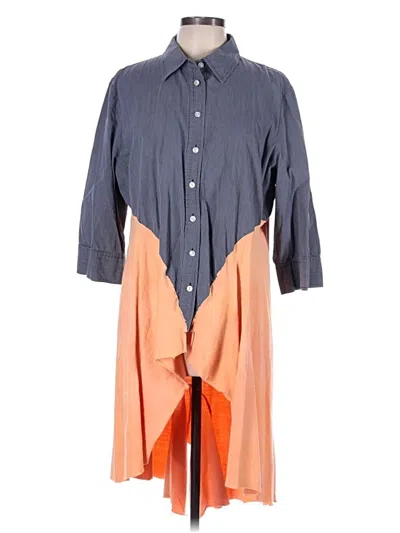 Pre-owned Assorted Brands Casual Dress In Gray