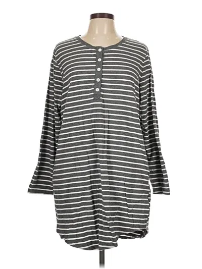 Pre-owned Assorted Brands Casual Dress In Gray