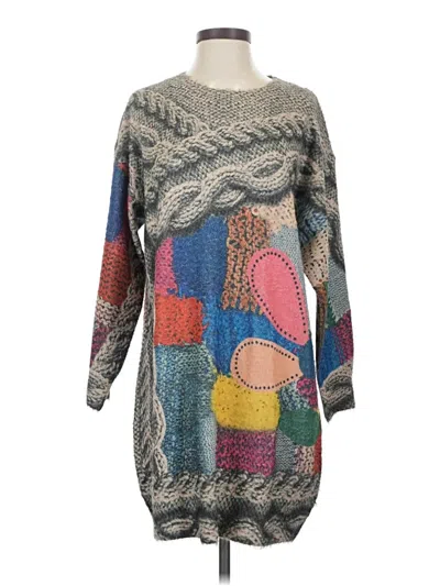 Pre-owned Assorted Brands Casual Dress In Gray