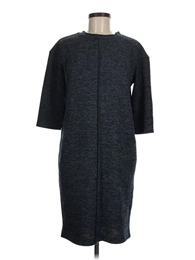 Pre-owned Assorted Brands Casual Dress In Gray