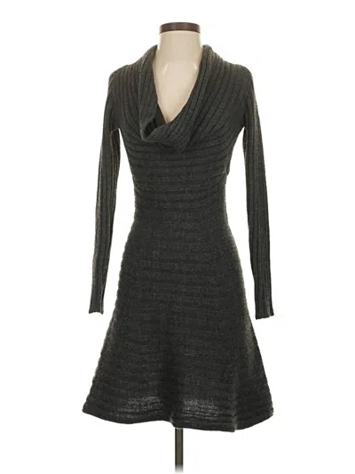 Pre-owned Assorted Brands Casual Dress In Gray