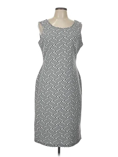 Pre-owned Assorted Brands Casual Dress In Gray