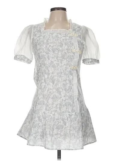 Pre-owned Assorted Brands Casual Dress In Gray