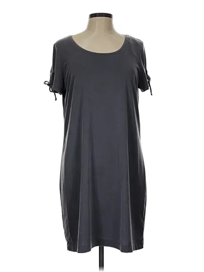 Pre-owned Assorted Brands Casual Dress In Gray