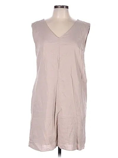 Pre-owned Assorted Brands Casual Dress In Gray