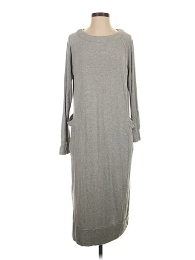 Pre-owned Assorted Brands Casual Dress In Gray