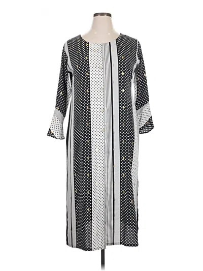 Pre-owned Assorted Brands Casual Dress In Gray