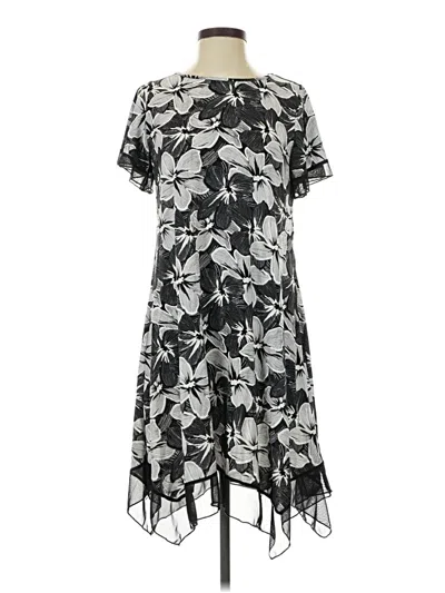 Pre-owned Assorted Brands Casual Dress In Gray