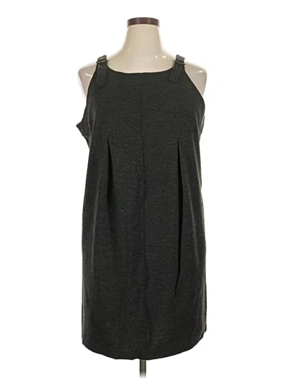 Pre-owned Assorted Brands Casual Dress In Gray