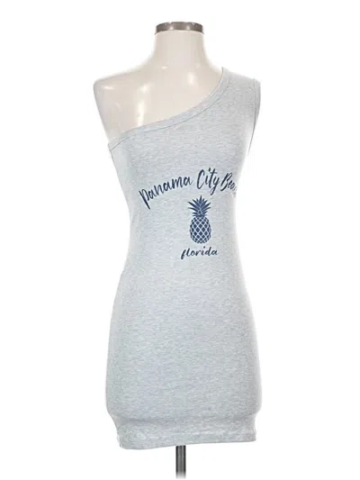 Pre-owned Assorted Brands Casual Dress In Gray