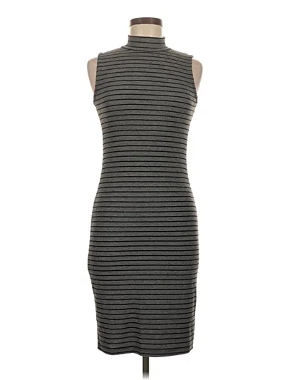 Pre-owned Assorted Brands Casual Dress In Gray