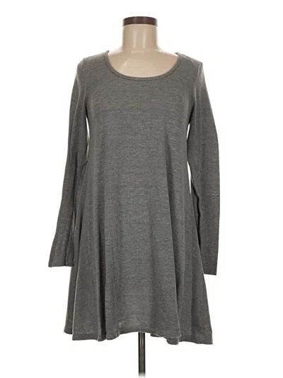 Pre-owned Assorted Brands Casual Dress In Gray