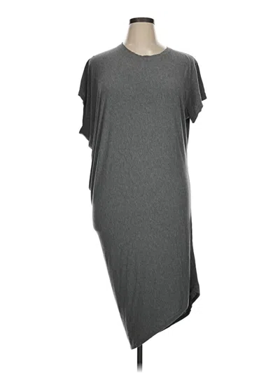 Pre-owned Assorted Brands Casual Dress In Gray