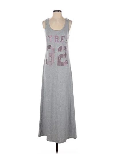 Pre-owned Assorted Brands Casual Dress In Gray