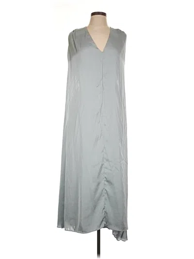 Pre-owned Assorted Brands Casual Dress In Gray