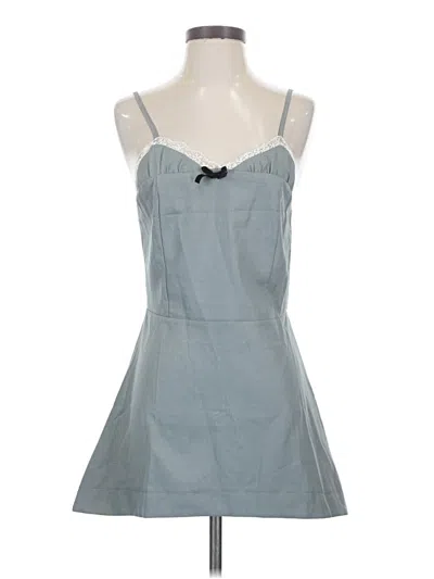 Pre-owned Assorted Brands Casual Dress In Gray