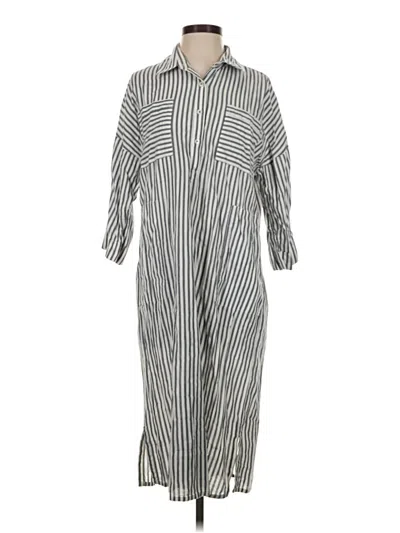 Pre-owned Assorted Brands Casual Dress In Gray
