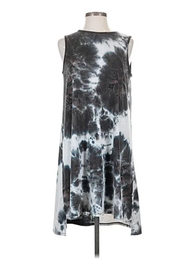 Pre-owned Assorted Brands Casual Dress In Gray