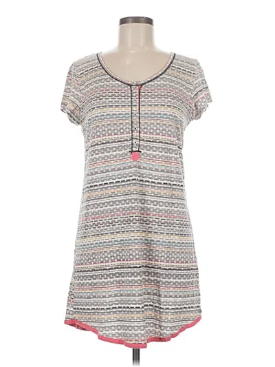 Pre-owned Assorted Brands Casual Dress In Gray