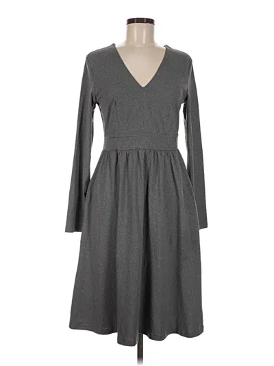 Pre-owned Assorted Brands Casual Dress In Gray